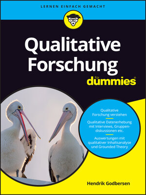 cover image of Qualitative Forschung für Dummies